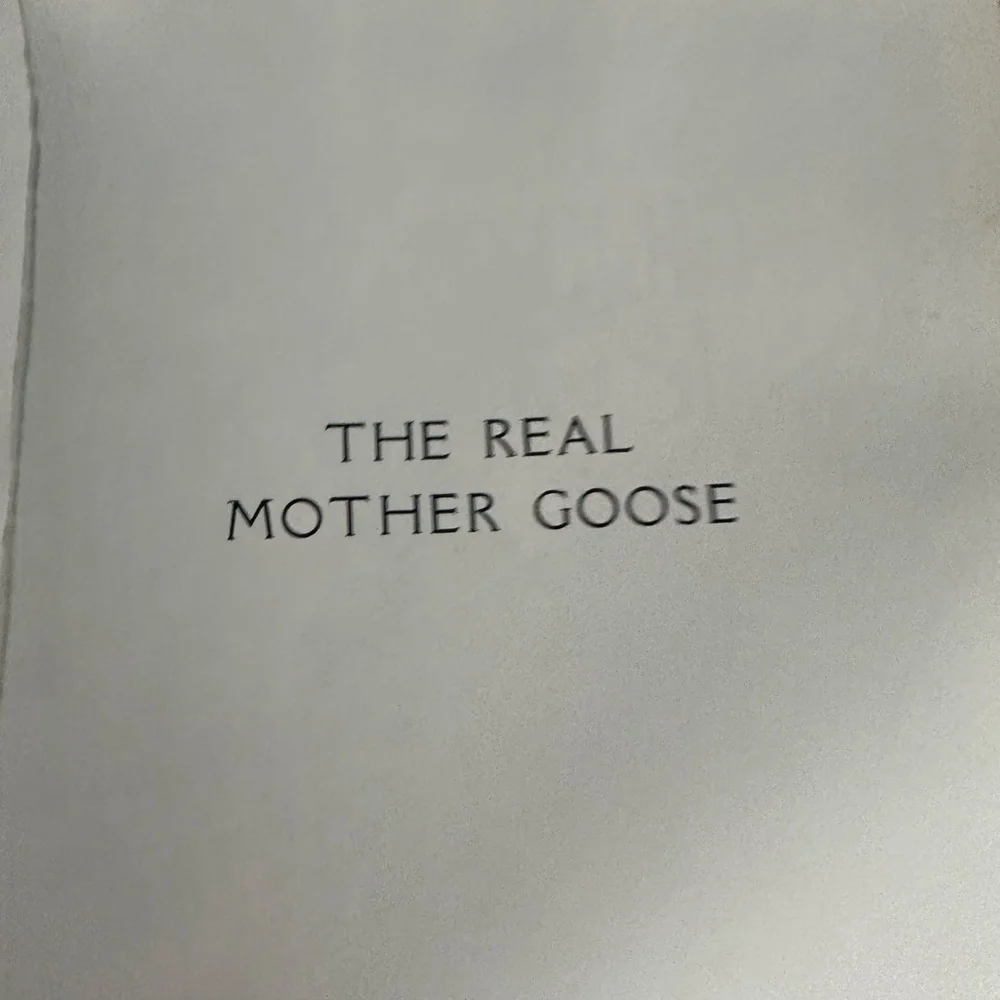 1995 The Real Mother Goose Kids Book Easter Collection
